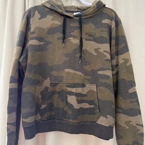PINK Victoria's Secret Men's Brown Camouflage Hoodie